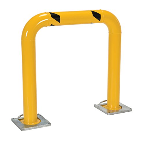 Vestil HPro-RF-36-36-4 Casaco em pó amarelo Rack Rack Rack Rack, aço, 4-1/2 OD, 36 Comprimento, 36 Altura