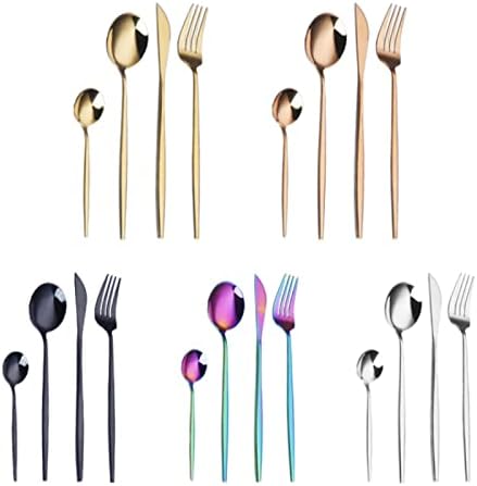 Conjunto de utensílios de tabela de alimentos ocidentais