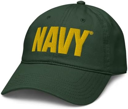 Logotipo da Marinha dos EUA chapéu de beisebol ajustável