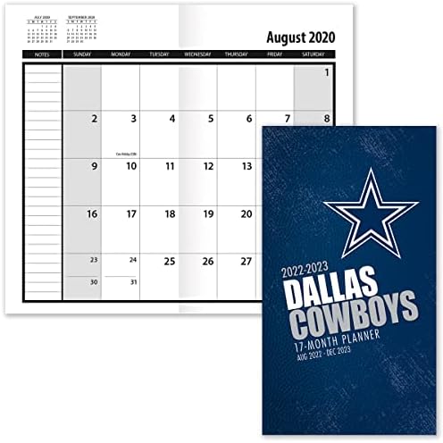 Turner Sports Dallas Cowboys 2022-23 Planner de 17 meses
