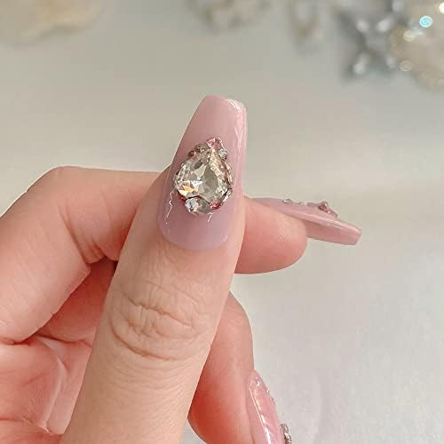 Ornamento Flatback Acessórios de manicure Crystal Manicure 3D Bow Silicone Mold Decoração de unhas Charms de unhas Gems Rhinestones -