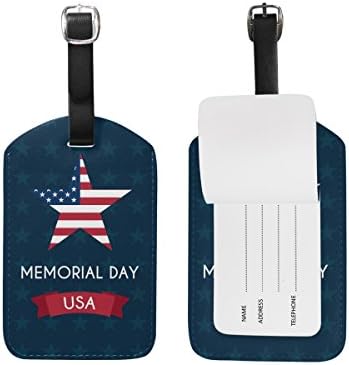 Chen Miranda Memorial Day Bagagem Tag PU Couro Viagem Rótulo Id Tag Baggage Baggage Tag para carrinho de bonde