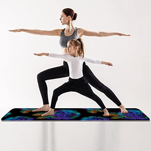 Dragon Sword Roses Rose Love Premium grossa Yoga Mat ECO Amigável Health & Fitness Non Slip tapete para todos os tipos de ioga de exercício e pilates