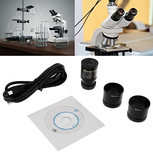 Guoshuche HD CMOS 2.0MP USB Economia eletrônica Microscópio Câmera Tamanho 23,2 mm Com adaptadores de anel 30mm 30,5mm