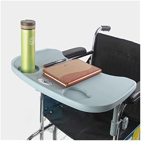 Bandeja de volta para cadeira de rodas Acessórios para cadeira de rodas destacáveis ​​com suporte de xícara, bandejas de