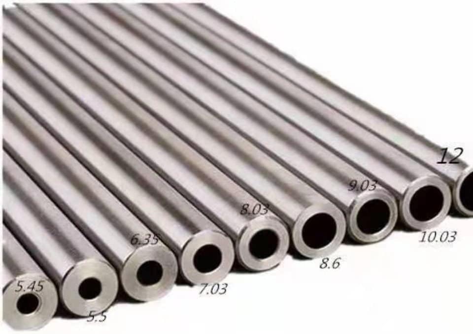 1pc od 12mm 16mm 16 mm de tubo de aço sem costura Tubos de aço de aço hidráulico Tubos de aço de carbono Metal Tubos à prova