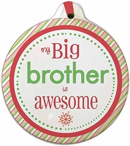 Ornamentos de Natal e irmãos grandes e irmãos incríveis!