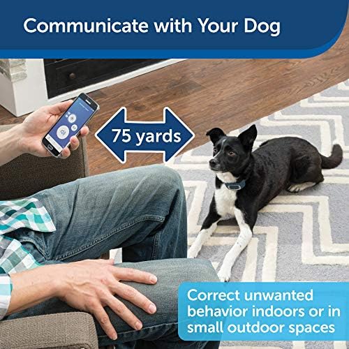 PetSafe Smart Dog Training Collar-usa smartphone como controle remoto portátil-tom, vibração, 1-15 de estimulação estática-sistema
