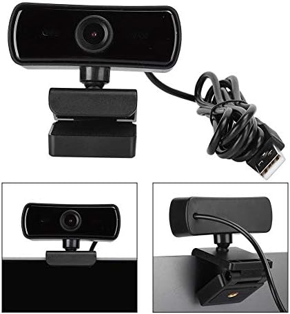 Câmera de PC Bewinner1 com microfone, câmera de computador Full HD Full HD, câmera de webcam USB de 4K PC Grea