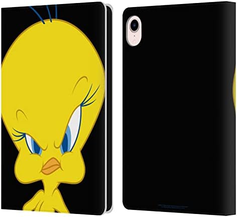 Projeta de capa principal licenciado oficialmente lOoney Tunes Tweety Caracteres Couro Capinha de Capinha de Capinha Compatível com