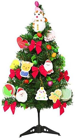 Árvore de Natal Mini árvore de Natal Conjunto de estrelas Treetop e ornamentos Melhores férias de Natal DIY decoração