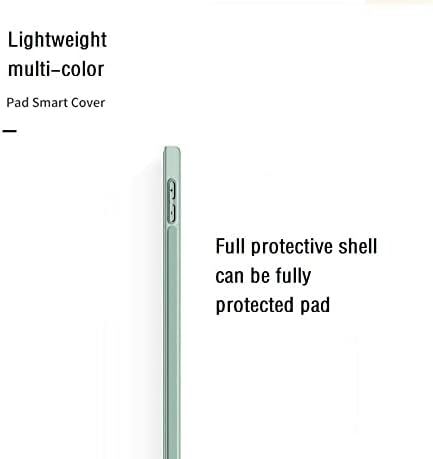 iPad 10th Generation Case 2022 com porta-lápis, suporte de três dobras, ID do toque de suporte, tampa de vigília/sono