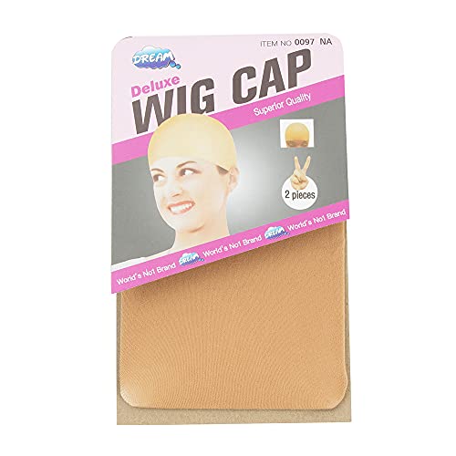 Cap de peruca Jinhongze para mulheres 6 peças Caps de peruca tampa marrom clara para a tampa da peruca de peruca frontal