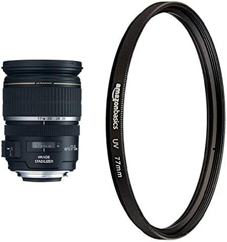 Canon EF-S 17-55mm f/2.8 é uma lente USM para câmeras Canon DSLR, preto-1242b002