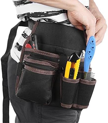 WDBBY Oxford Plot Belt Tool Bag ao ar livre cintura bolso de armazenamento de hardware de jardinagem de jardinagem