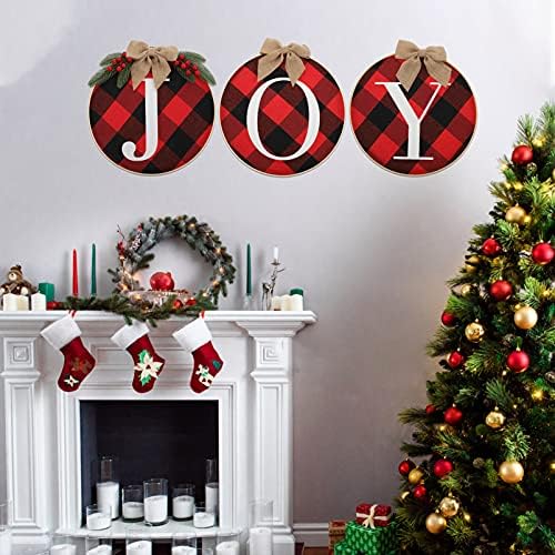 Cabilock Wall Hanging Decor 3pcs cabide de natal alegria placar pendurada prancha xadrez de natal grinaldas pingentes de natal decoração