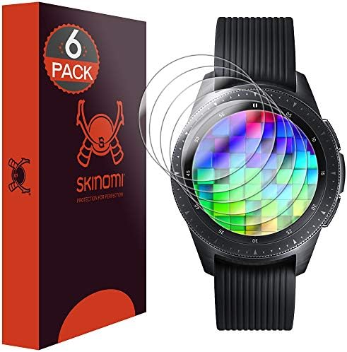 Protetor de tela Skinomi compatível com Samsung Galaxy Watch Clear Techskin TPU Anti-Bubble HD Film