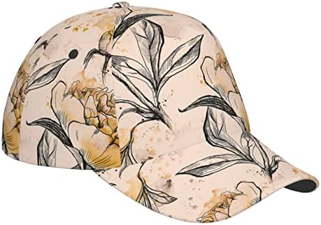 Nature Flowers Baseball Cap Women Papai Hats Fashion Funny Casual Sun Sport Hats