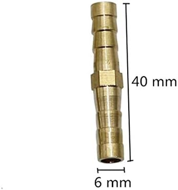 Acessórios de mangueira à prova de vazamento 6/8/10/12mm de tubo de barbas de latão de latão reto a gás articulação de