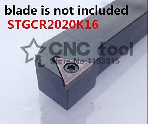 FINCOS STGCR2020K16/ STGCL2020K16 TOLHADOR DE TOLUTAS 20 * 20MM CNC Turning Tool Titular, 91 graus Ferramentas de torneamento externo, ferramentas de corte de torno -: StgCl2020k16)
