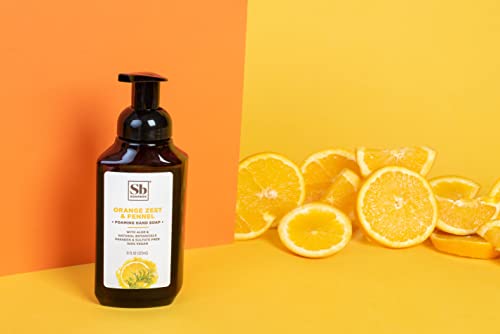 Soapbox Orange Best e sabonete manual de espuma de erva -doce, rico em vitamina C Citrus para fornecer pele saudável e um brilho