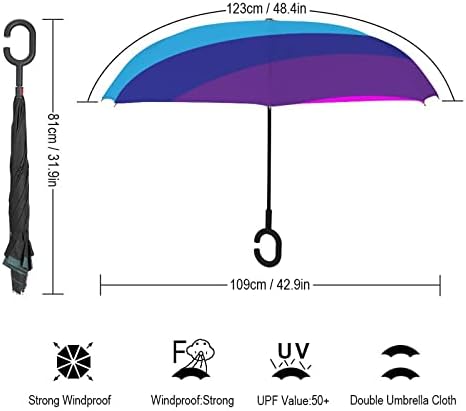 Rainbow Gay Pride LGBT Invertido Guarda Velunda Reversa Reding Reding com alça em forma de C para homens Mulheres