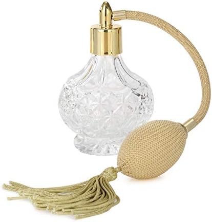 Pro 3 onças Perfume Atomizador Vintage estilo perfume garrafa dourada com borlas de pulverização longa Tassels ATOMIZER