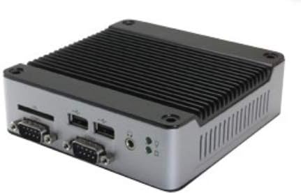 Mini Box PC EB-3362-L2C1G2 suporta saída VGA, porta RS-232 x 1, GPIO x 2 de 8 bits, porta SATA x 1 e energia automática ligada. Possui