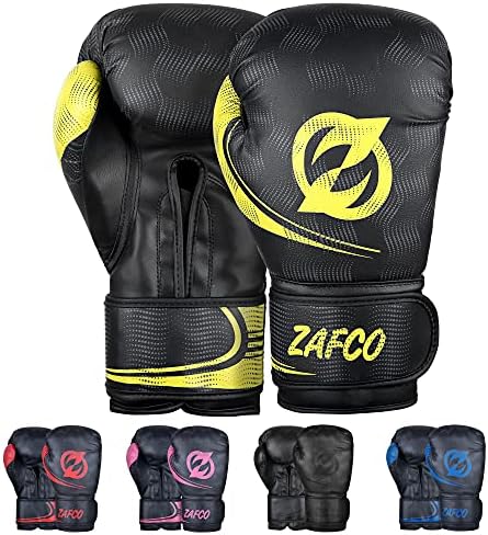 Luvas de boxe Zafco para homens e mulheres Treinamento Pro Punchando Bolsa pesada Mitts MMA Muay Thai Sparring Kickboxing