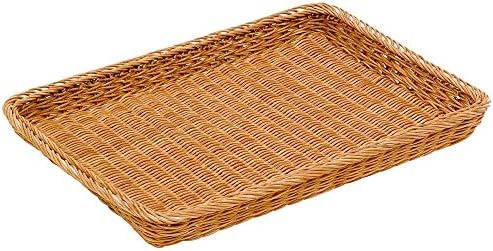 Manyo 16-732b Rattan raso Bread Basket, marrom, nº 42