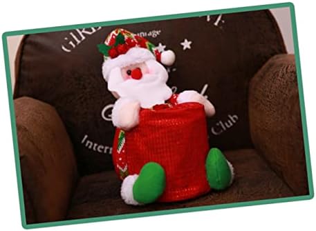 PretyZoom Box Presente Home Tissue Round Decorações de Natal