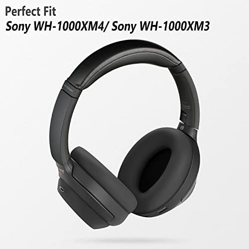 Earpads de silicone geiomoo para Sony WH-1000XM4/SONY WH-1000XM3 fones de ouvido, almofadas de orelha de substituição