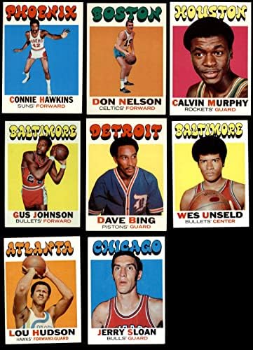 1971-72 Conjunto completo de basquete do Topps - Premier NM+