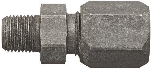 Eaton Weatherhead de aço de carbono sem flareiro 7000 Série Ermeto Tubo Ajuste, conector masculino, Male de 3/8 NPT x 1/4 de tubo