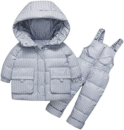 Snowsuit Snowsuit bebê meninas meninos 2022 Inverno grosso quente com capuz de casaco de casaco e jaquetas Bib Bib Winter Warm Roup