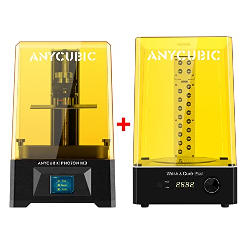 Anycubic Photon M3 Resina 3D Impressora + Wash Anycubic e Cure Plus