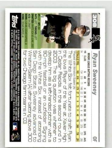 Ryan Sweeney FY Card 2005 Topps Black 308 - Cartões de beisebol com lajes