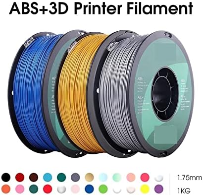 MSEURO ABS + FILamento 1,75 mm ABS mais Precisão de filamento de impressora 3D
