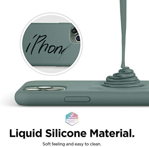 Caso de silicone líquido da ELAGO Compatível com o iPhone 11 Pro Case, Silicone Mobile Case, Proteção em geral: caixa