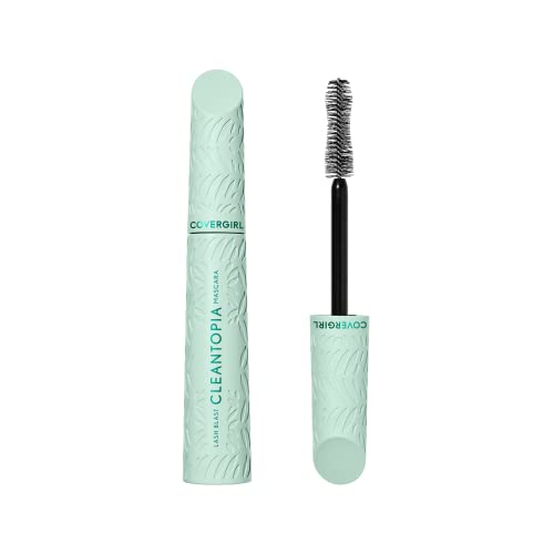 CoverGirl Lash Blast CleanTopia rímel, fórmula volumizante, à prova de manchas, vegan, Brown 815, 0,32oz