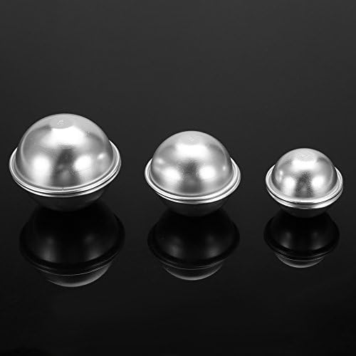 Moldes de bombas de banho DIY Conjunto de moldes de alumínio artesanal Moldes de bombas de bombas