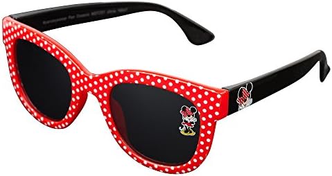 Minnie Mouse Kids Sunglasses para meninas, óculos de sol para crianças com copos de crianças
