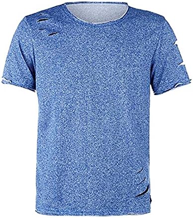 Gdjgta toppolester redond pescoço de caminhada masculina camiseta