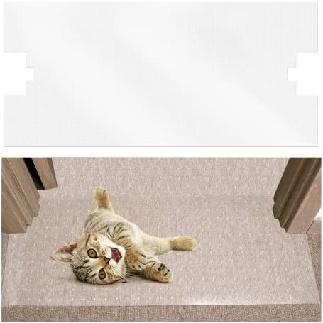 Protetor de porta do tapete de gato protetor de carpete stopper param os gatos de arranhar, H-Type, 36 ''