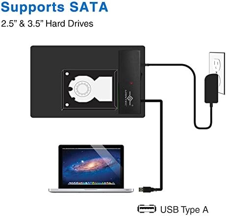 Vantec cb-st00u3 nexstar USB 3.0 para SATA 6Gbps Optical/Storage Adapter, Black