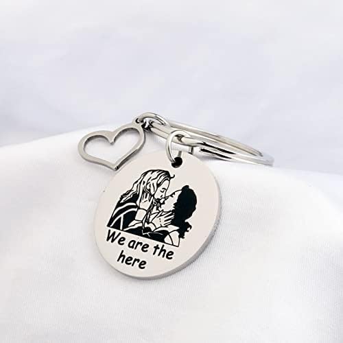 Chaves de Keychin Villanelle e Eve Fãs Keychain We Are the Here Jewelry Eve TV Shows Fans Gifts for Friend Family