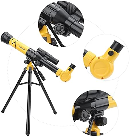 Telescópio, lente com revestimento multicamada FMC 20x 30x, 40x, múltiplas combinações telescópios infantis com tripé e ocular
