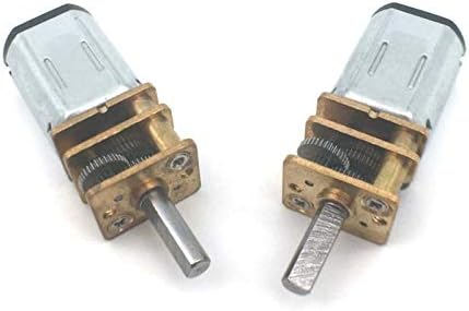 Motores elétricos pequenos DIY DC 3V Redutor de micro-engrenagem Motor 20-1500rpm N20 Mini Motor de engrenagem de redução