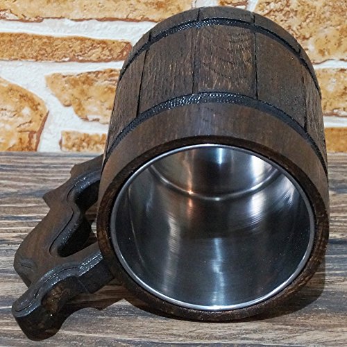 Portas de caneca de cerveja Durin, 22 onças, presente de fantasia, caça de madeira, tanque de cerveja, presente para ele