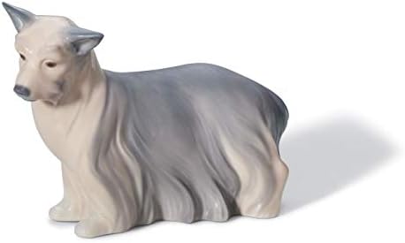 Lladró Yorkshire Terrier Figure. Figura de cão de porcelana.